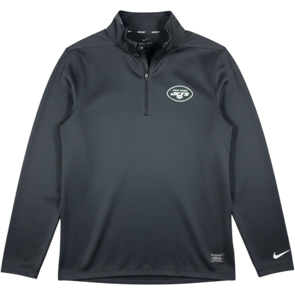Nike Golf New York Jets Pullover Mens Small 1/4 Zip Dri-FIT Performance
